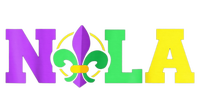 New Orleans Strong 2025 Nola Strong Support Fleur De Lis T-Shirt