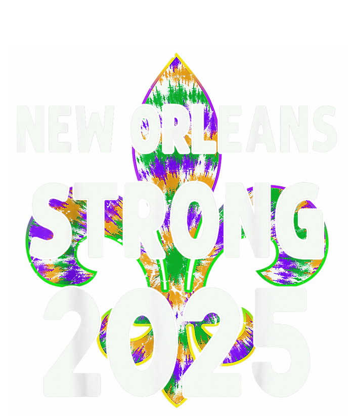 New Orleans Strong 2025 Nola Strong Tie Dye Style T-Shirt