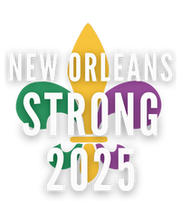 New Orleans Strong 2025 Unity Womens Funnel Neck Pullover Hood