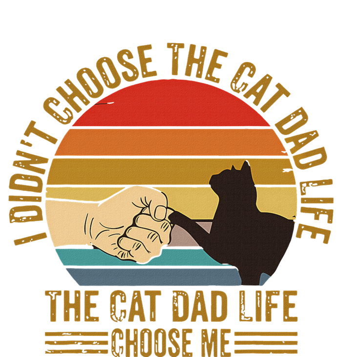 I DidnT Choose The Cat Dad Life The Cat Dad Life Choose Me Kids Hoodie