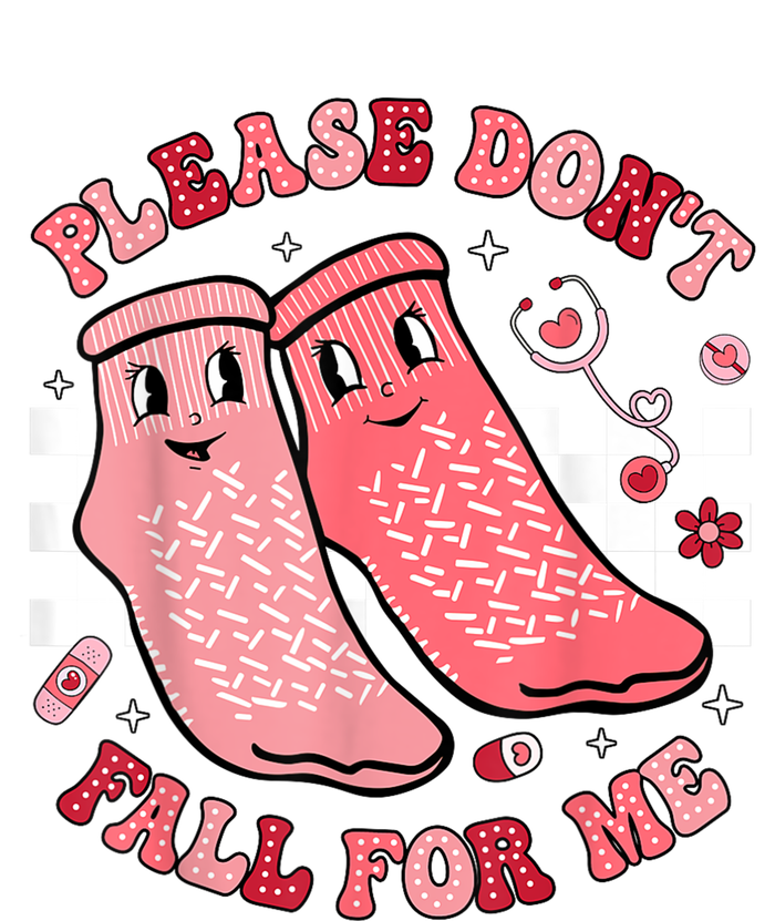 Nurse Valentine Non Slip Socks Please DonT Fall For Me Pajama Set