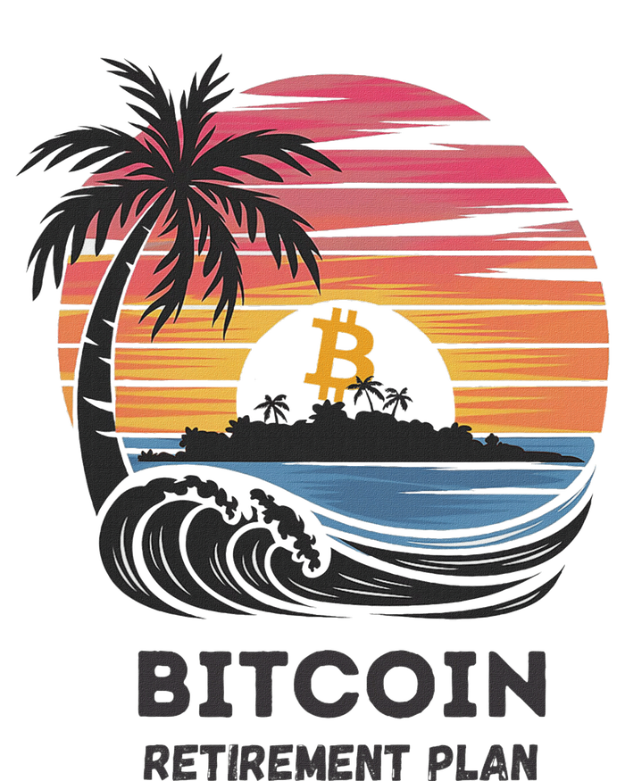 Bitcoin Retirement Plan Btc Crypto Trading Cryptocurrency T-Shirt