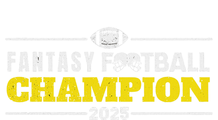 Funny Fantasy Football 2025 Champion Fantasy Football T-Shirt