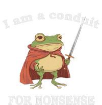 I Am A Conduit For Nonsense Funny Frog With Sword And Red Impact Tech Backpack