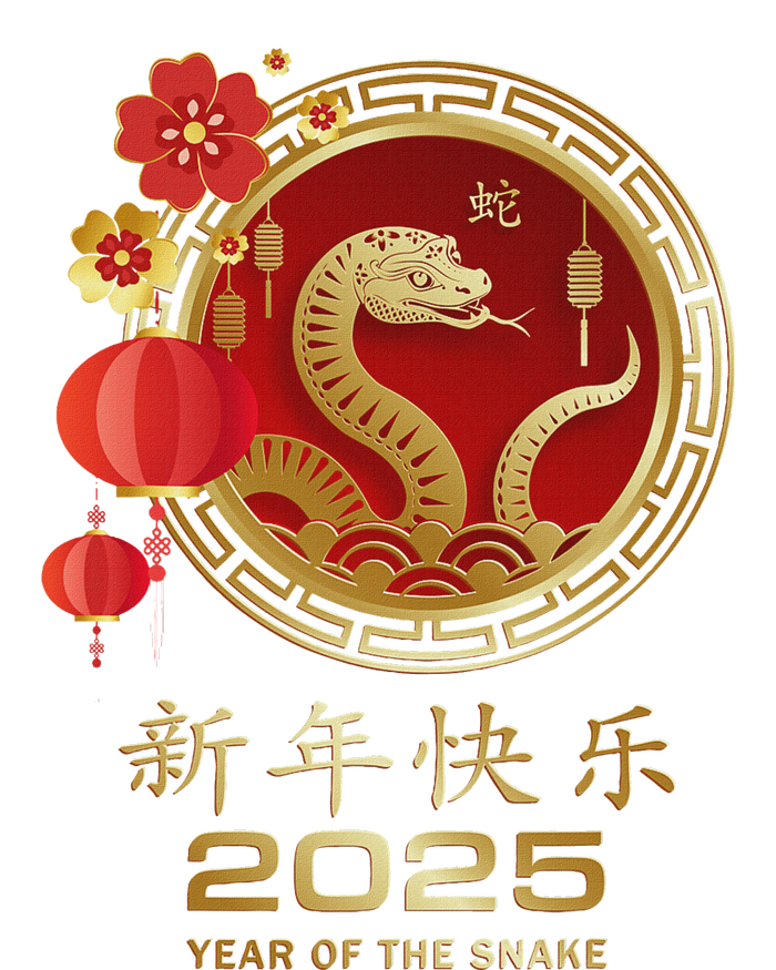 Year Of The Snake 2025 Lunar New Year Chinese New Year 2025 T-Shirt