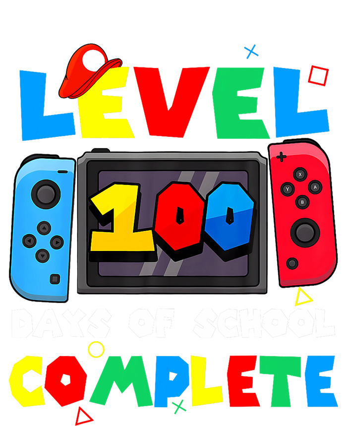 Level 100 Days Of School Complete Gamer Video Games T-Shirt