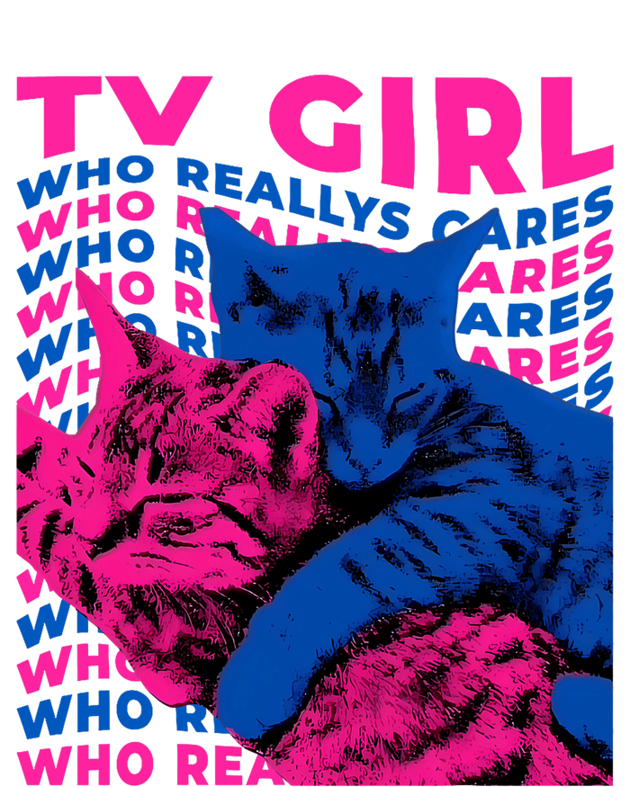 Tv Girl Album Frenchs Exit Who Really Cares Cat Tv Girl Tall T-Shirt