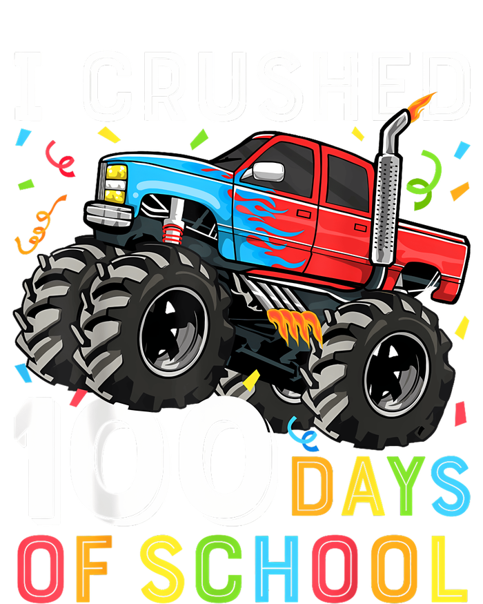 100 Days Of School Monster Truck 100th Day Of School Boy Magnet