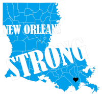 Support New Orleans Nola Strong 2025 Pray For Nola Flat Bill Trucker Hat