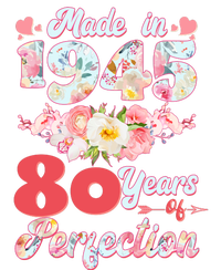 Flower Floral Made In 1945 80 Years Of Perfection Women's T-Shirt