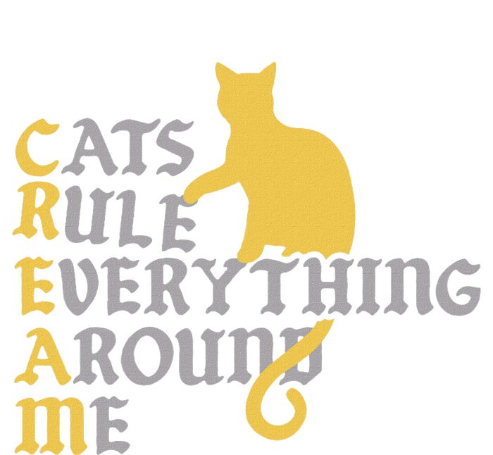 Cats Rule Everything Around Me Cat Daddy Vintage T-Shirt