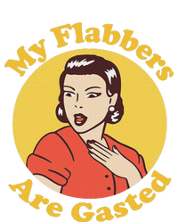 My Flabbers Are Gasted Flabbergasted Funny Retro Woman Women's Strappy Tank