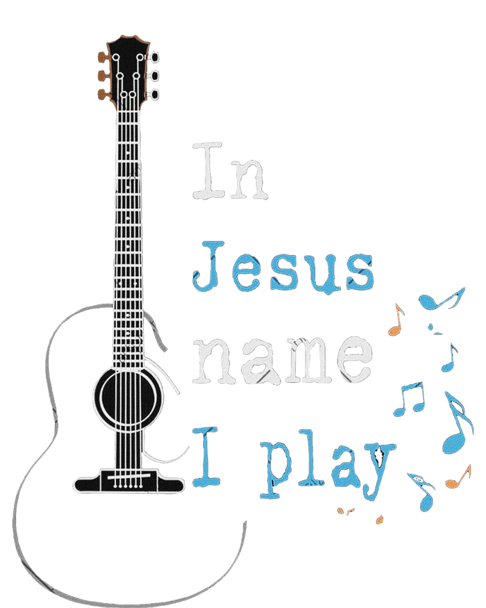 In Jesus Name I Play Guitar T-Shirt