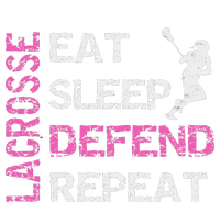 Lacrosse Lax Gear Gifts Eat Sleep Defend Women's Pullover Hoodie