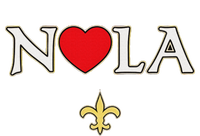 Love Nola New Orleans Fleur De Lis Heart Nola Mousepad