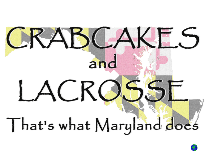 Crabcakes And Lacrosse ThatS What Maryland Does T-Shirt