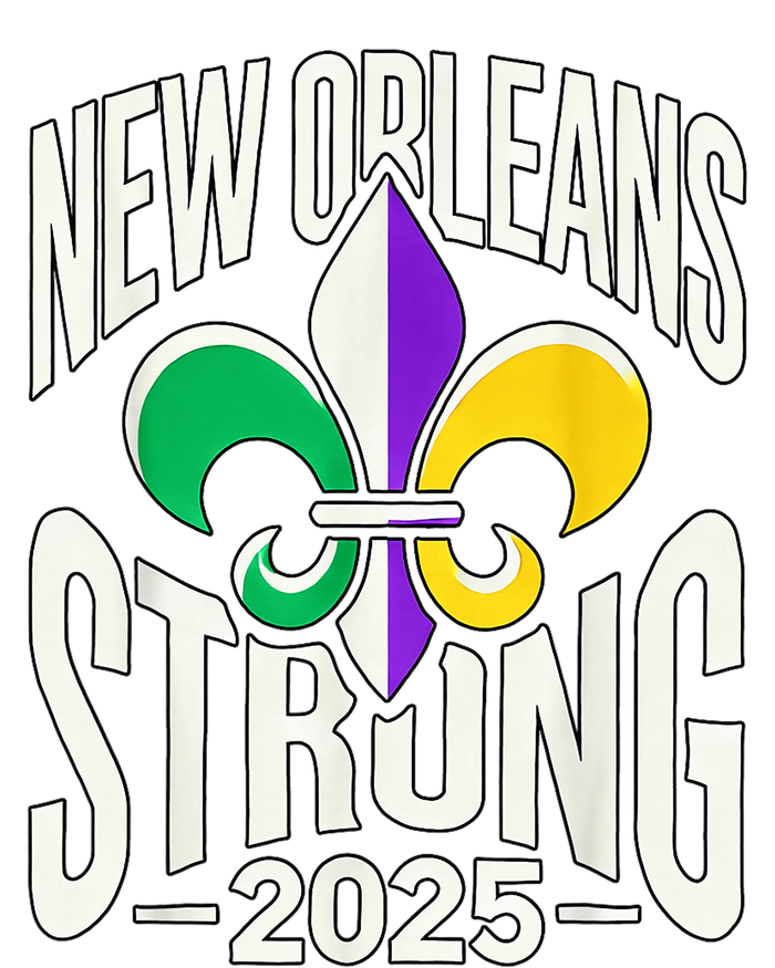 New Orleans Strong 2025 Support Fleurdelis For Nola Tie-Dye T-Shirt