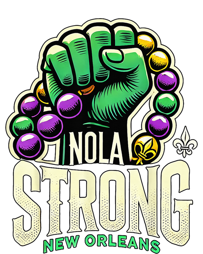 Nola Strong 2025 Mardi Gras Beads Unity For Louisiana Cooling Performance Crew T-Shirt