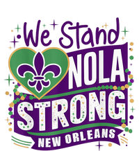 Nola Strong 2025 Support New Orleans Colorful Fleurdelis Stainless Steel Travel Mug