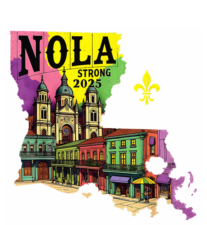 We Stand Nola Strong New Orleans Traveling Lovers Design Impact Tech Backpack