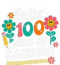 Feliz 100 Diaz De Escuela 100th Day School Spanish Teacher T-Shirt