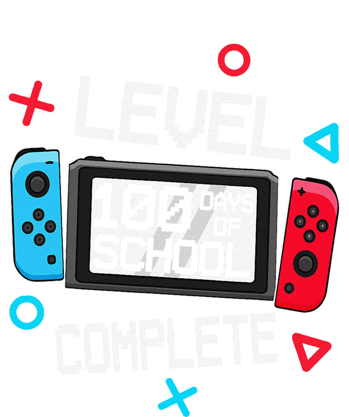 Level 100 Days Of School Complete Gamer Video Games T-Shirt