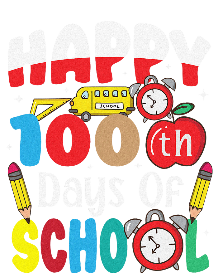 Happy 100th Day Of School Tie Dye Rainbow 100 Days Smarter Tall Long Sleeve T-Shirt