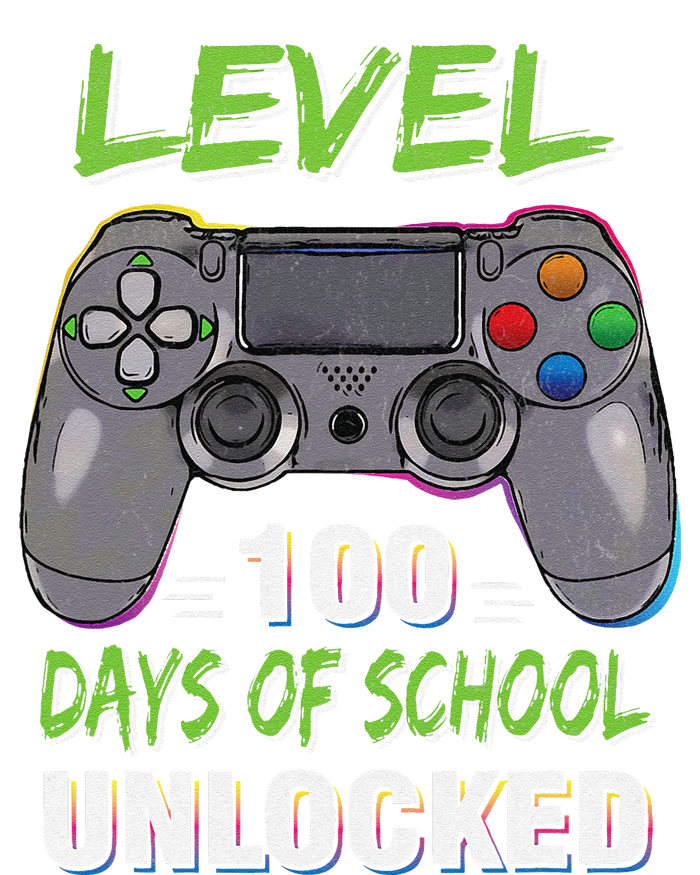 Level 100 Days Of School Unlocked Video Game Controller T-Shirt