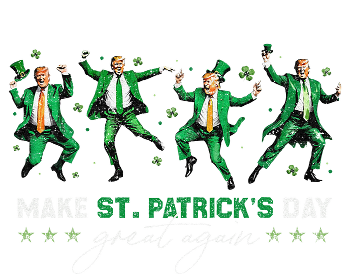 Funny Donald Trump Dancing Make St Patricks Day Great Again T-Shirt