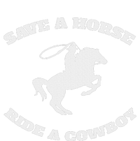 Save A Horse & Ride A Cowboy Is My Horse Ok Ladies PosiCharge Competitor Racerback Tank