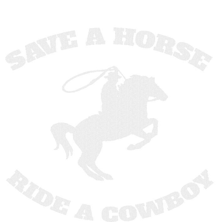 Save A Horse & Ride A Cowboy Is My Horse Ok Ladies PosiCharge Competitor Racerback Tank