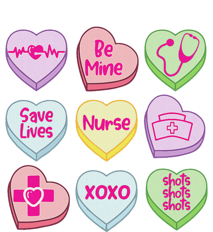 Nurse Conversation Hearts Valentines Day T-Shirt