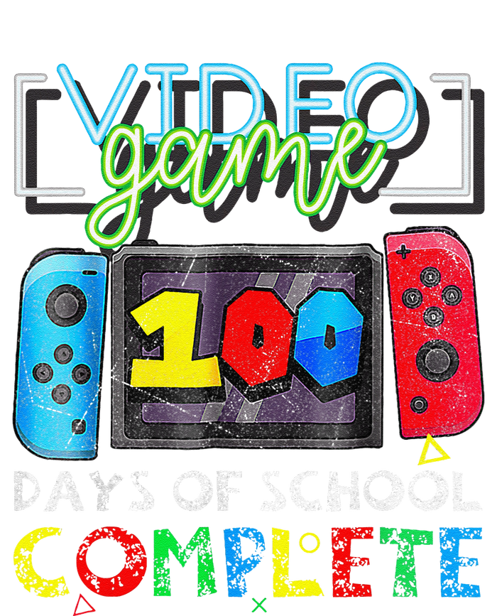 100 Days Of School Complete 100th Day Of Video Games T-Shirt