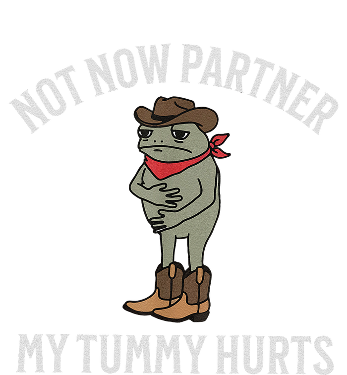 Not Now Partner My Tummy Hurts Cowboy Frog Vintage Magnet