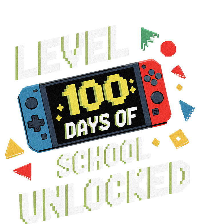 Level 100 Days Of School Unlocked Gamer Video Games T-Shirt