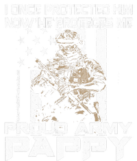 I Once Protected Him Now He Protects Me Proud Army Pappy T-Shirt