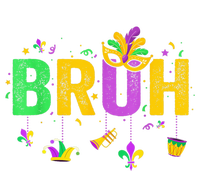 Bruh Mardi Gras Bruh Male Female Celebrating Mardi Gras Mask Carnival T-Shirt