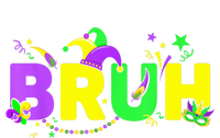 Bruh Mardi Gras Bruh Male Female Happy Mardi Gras Mask T-Shirt