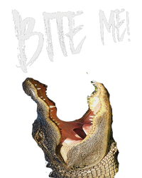 Bite Me! Printed Alligator Vintage Premium T-Shirt