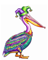 Pelican Mardi Gras Carnival Animal Lover Happy Mardi Festival T-Shirt