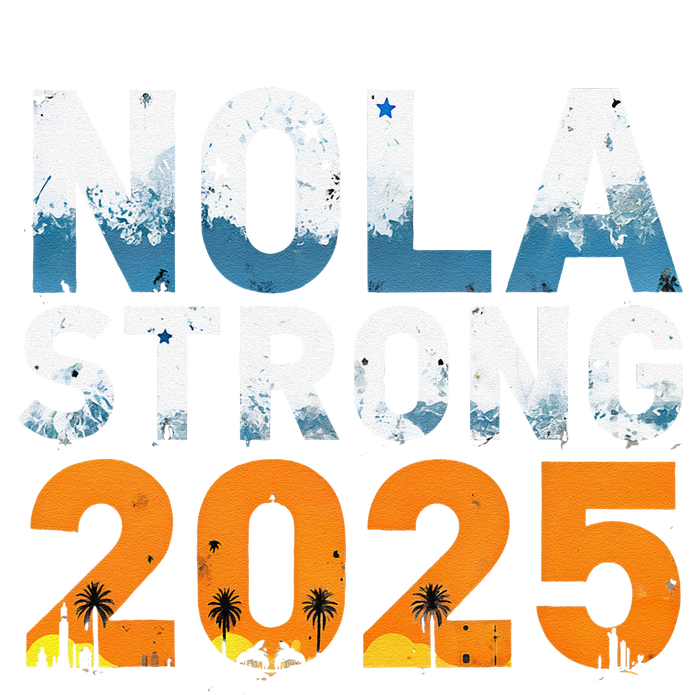 Nola Strong 2025 Never Forget New Orleans Retro T-Shirt