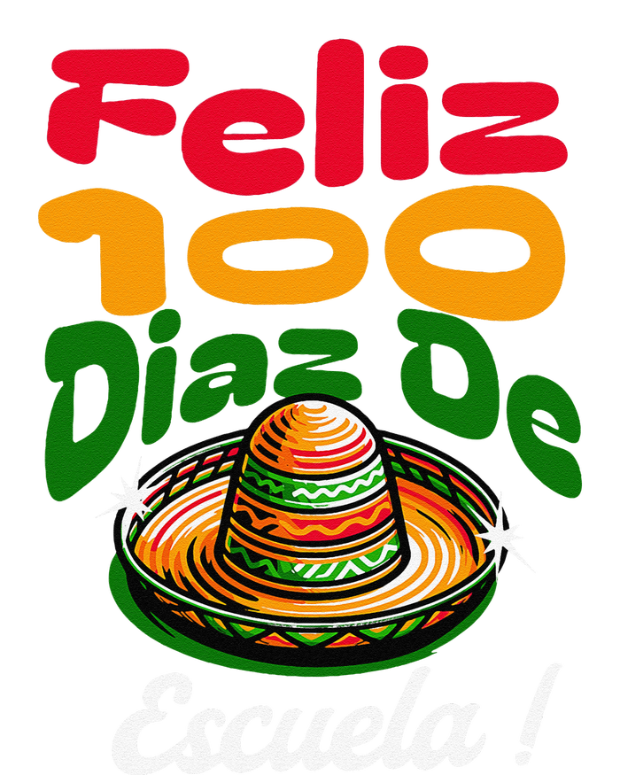 Feliz 100 Diaz De Escuela !00th Day School Spanish Funny T-Shirt