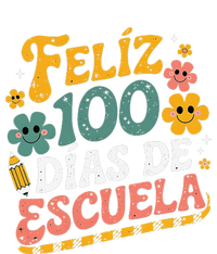 Feliz 100 Diaz De Escuela 100th Day School Spanish Teacher T-Shirt