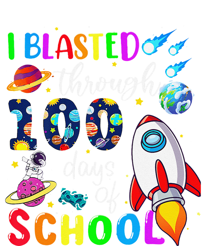 I Blasted Through 100 Days Of School 100th Day Teacher T-Shirt