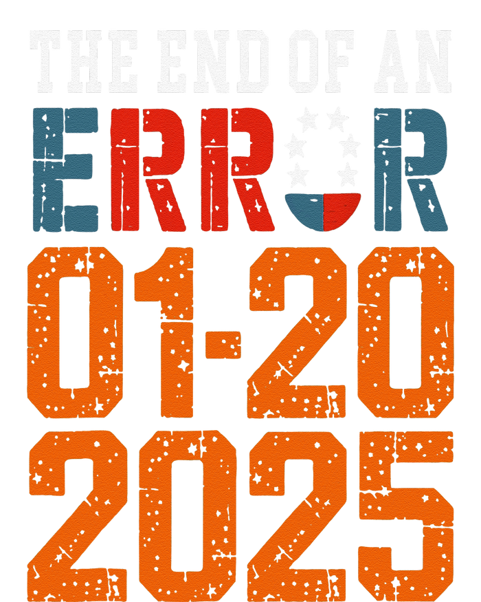 End Of An Error 20 Jan Trump Vintage Usa Flag 2025 T-Shirt