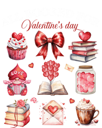 All Booked For Valentines Bow Book Lovers Teacher Librarian Gift T-Shirt