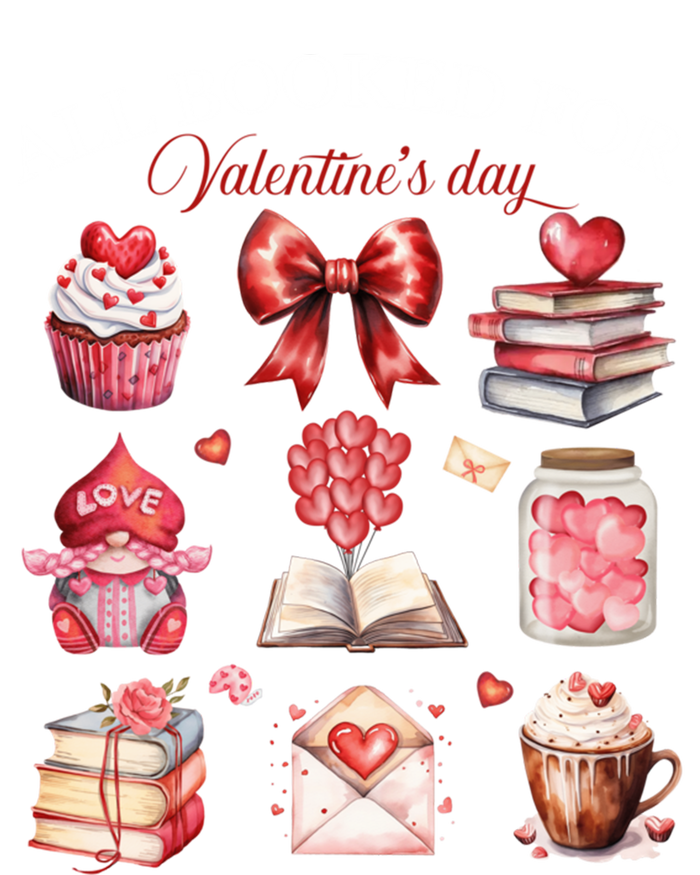 All Booked For Valentines Bow Book Lovers Teacher Librarian Gift T-Shirt