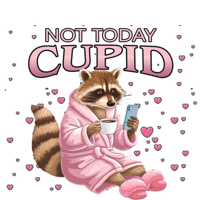 Antivalentine Raccoon Not Today Cupid Concept Cute Gift T-Shirt