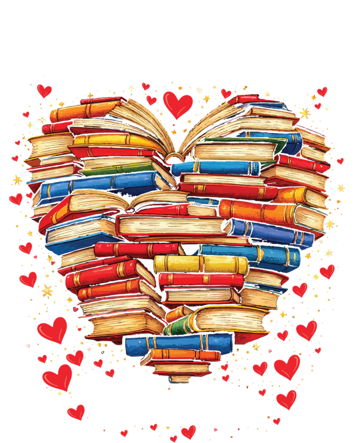 Books Are My Valentine Day Book Nerd Funny Gift And Book Lovers Cool Gift Stripe Pom Pom Beanie