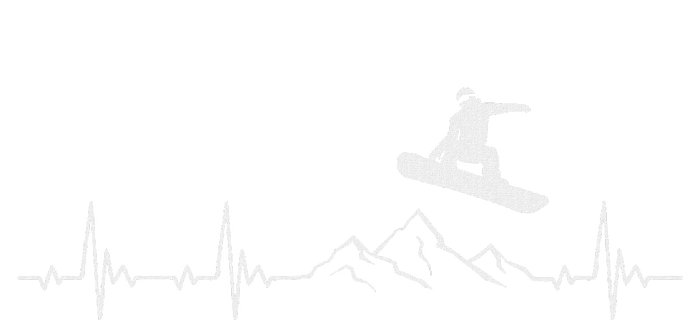 Snowboard Heartbeat Snowboarder Frequency Pulse T-Shirt